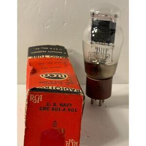RCA U.S.N. CRC 801A / 801 Tube With Box